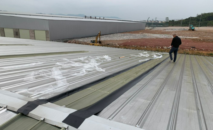 英德厂房屋面防水维修案例